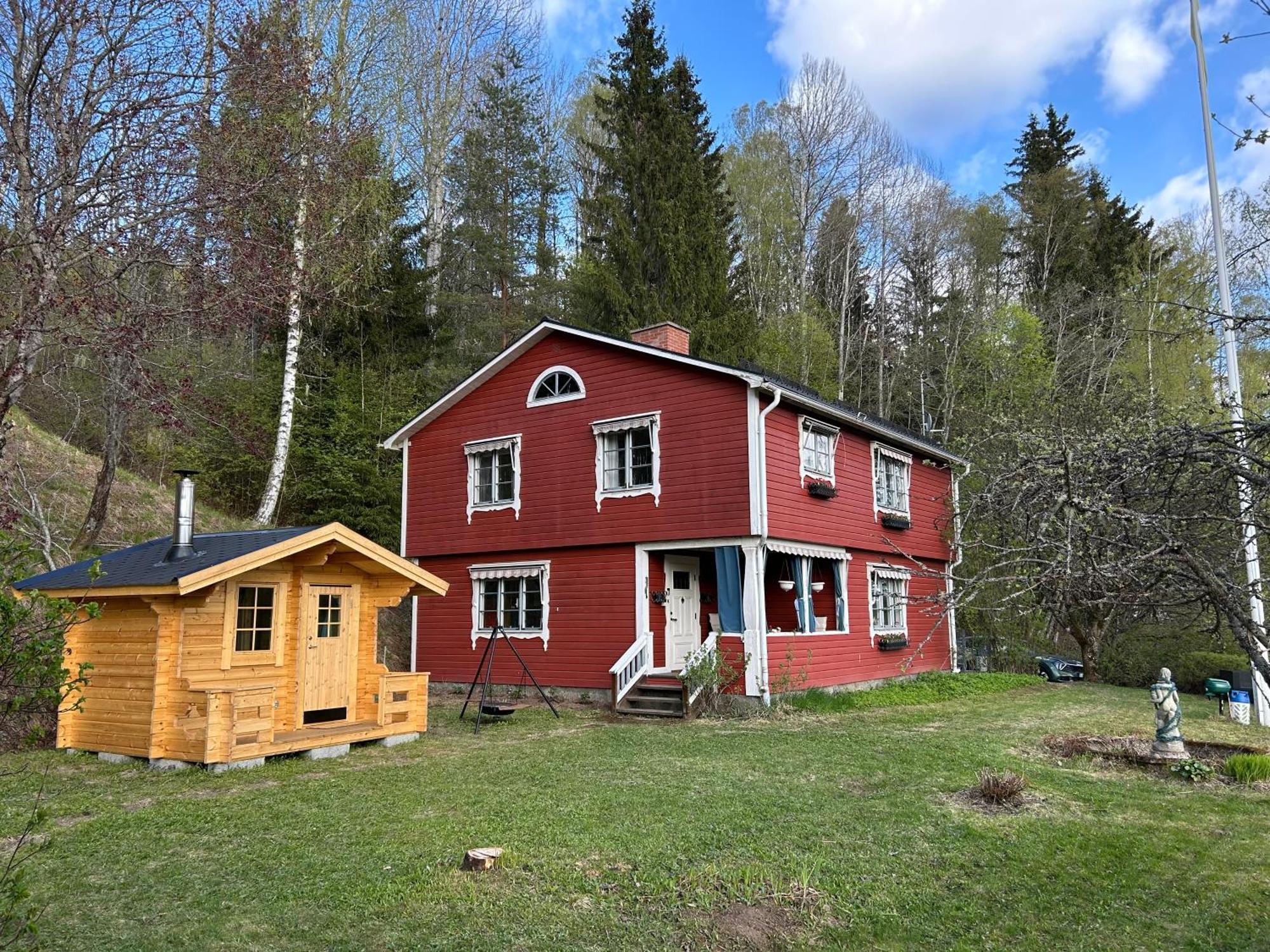 Charmig Villa Med Bastu Och Snabbt Wifi Långav Εξωτερικό φωτογραφία